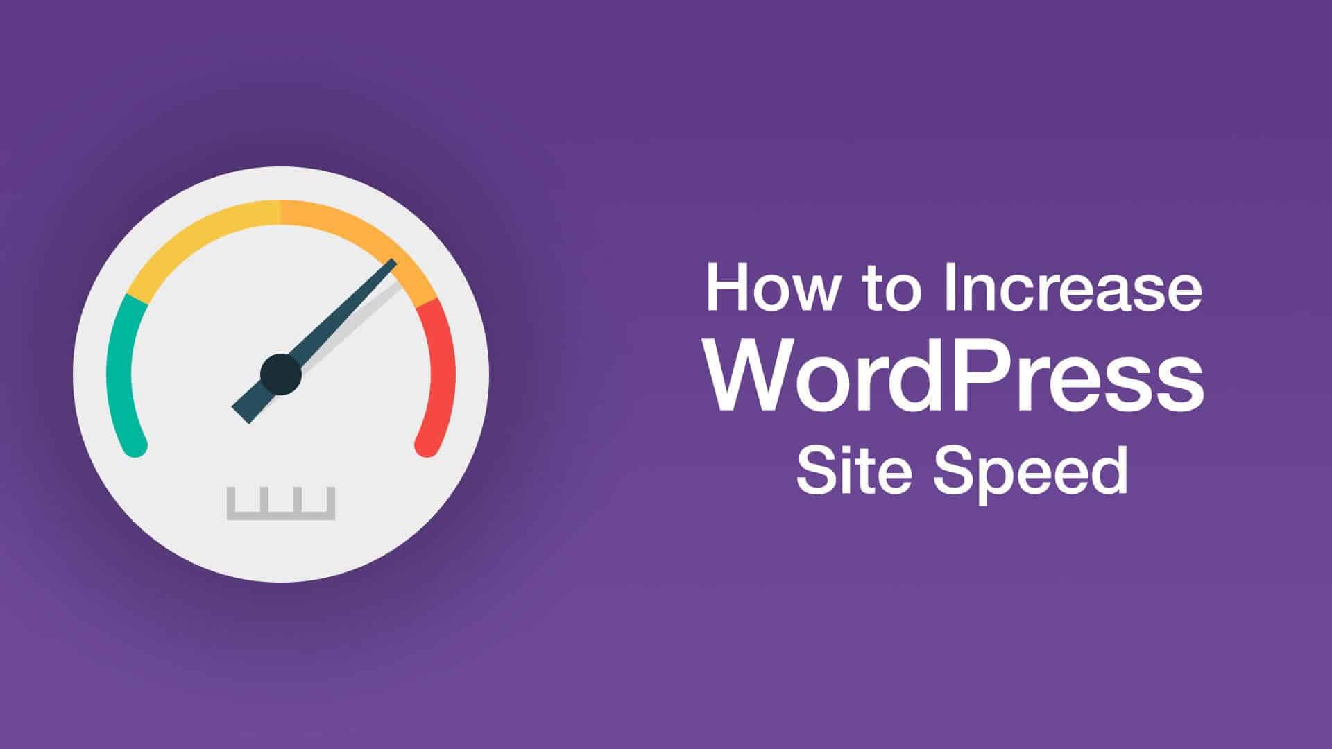 How to increase site speed