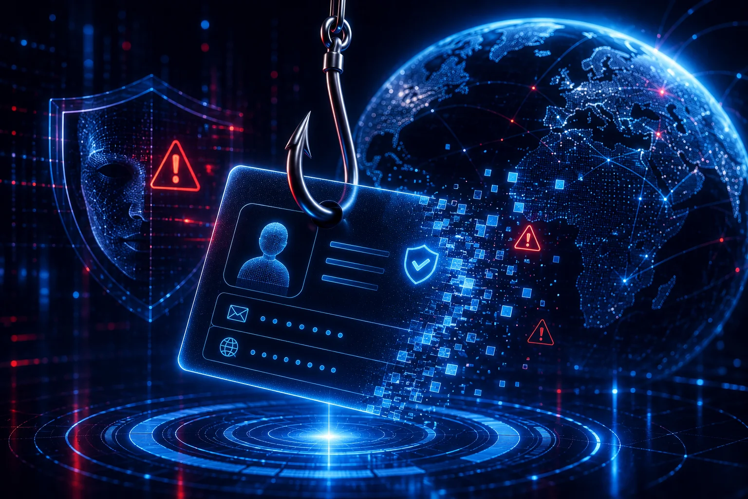 Phishing image digital identity theft
